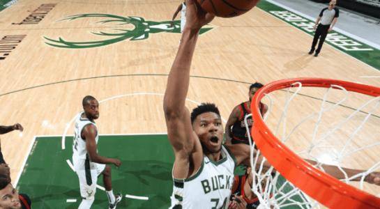  字母哥暴扣统治攻防两端，雄鹿轻取公牛迎五连胜